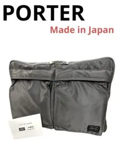 極美品　完売　PORTER TANKER ポーター　タンカー　クラッチ　グレー