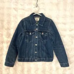 Emsexcite デニムジャケット　Gジャン　濃紺　クロップド丈　ヴィンテージ