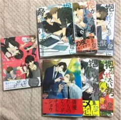 抱かれたい男1位に脅されています。1〜6巻 ファンブック ペーパー、小冊子セット