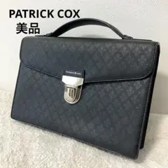 PATRICK COX ビジネス ハンドバッグ ブラック　美品