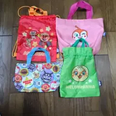 値下げ アンパンマン バッグ ポーチ 4点セットのサムネイル
