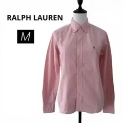 ラルフローレン オックスフォードシャツ　ボタンダウン　スリムフィット　ピンク　M