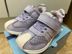 IFME イフミー パープル ドット柄 スニーカー　サイズ15