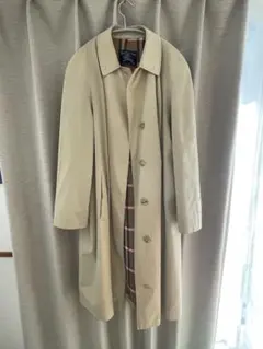 バーバリー ステンカラーコート メンズ ノバチェック ベージュ系