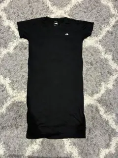 ノースフェイス　ブラック 半袖シャツワンピース