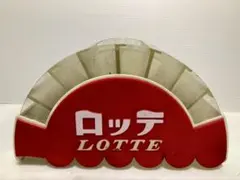 当時物 LOTTE ロッテ ガム陳列棚 扇形 卓上什器 昭和レトロ