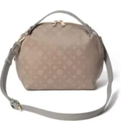 【美品】russet ミニショルダーバッグ　ハンドバッグ 2way モカ