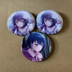 プロセカ 朝比奈まふゆ グリッター缶バッジ グリ缶 37C 缶バッジ