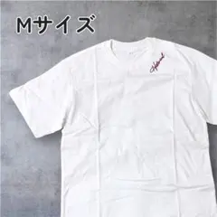 新品未使用品⭐️ Tシャツ メンズ M ホワイト 刺繍ロゴ 綿100% 夏服
