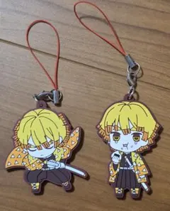 鬼滅の刃　我妻善逸　2個セット　キーホルダー