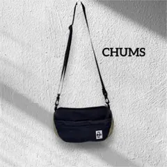 CHUMS ミニバナナショルダースウェットナイロン ブラック　ネイビー