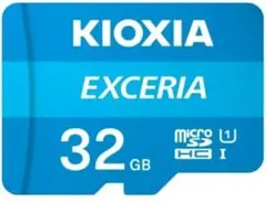 KIOXIA 32GB Micro SDHC SDカード変換アダプタ付き