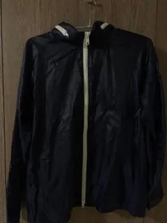 FAT ナイロンジャケット スキニー ブラック ユニセックス 軽量 防寒