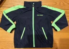 RAD CHAP 120サイズ ナイロンジャケット ネイビー/グリーン
