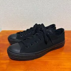 ❀美品 コンバース 日本製 黒 ブラック 7.5 26cm スニーカー