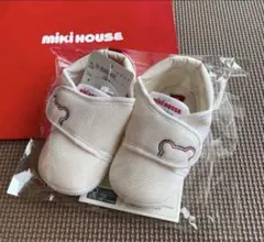 残り２日メルカリ市限最安値✨新品未使用タグ付き　ミキハウス　ベビーシューズ