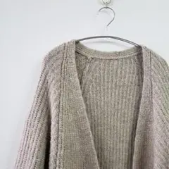 【N.NATURAL BEAUTY BASIC】ロングコートカーディガン 前開き