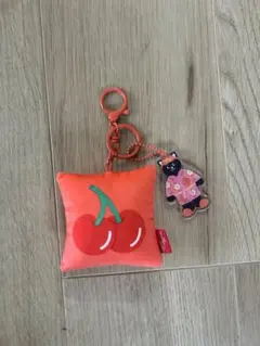 ウィグルウィグル　クッションキーリング