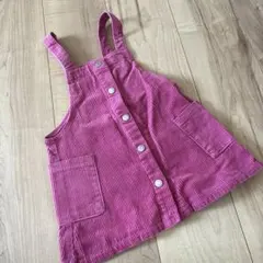 最終値下げ！ZARA ピンク コーデュロイ ワンピース 2-3歳　98