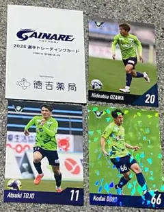 ガイナーレ 2025 トレーディングカード３枚 土肥航大キラ　東條　小澤