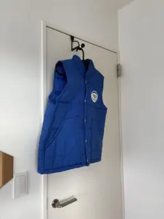 【USED】 BUSCH BEER ダウンベスト 青