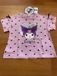 サンリオ クロミ スパンコール 半袖Tシャツ カットソー 110