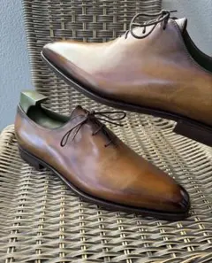 定価35,3万 ベルルッティ アレッサンドロ レザー シューズ 8,5 新品