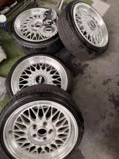 レア　当時物　BBS RG 16インチ タイヤホイールセット　専用レンチ付き レア 当時物 BBS RG 16インチ タイヤホイールセット 専用レンチ付き