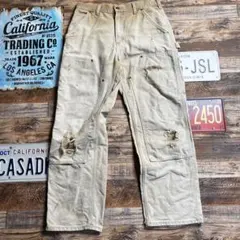や*よ様 Carhartt USA製 ダック ペインターパンツ ワークパンツ　古