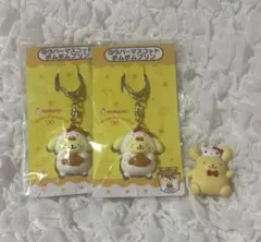 ポムポムプリン からあげクン ストラップ 2個セット おまけ付き
