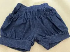 デニム風バルーンシルエットボトムス サイズ80
