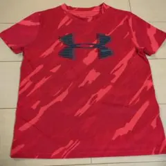 Under Armour HEATGEAR 赤迷彩 Tシャツ YMD 140cm