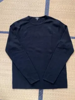 ユニクロ ミラノリブクルーネックセーター