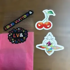 D Louis Vuitton & ステッカーセット 4枚　村上隆　コラボのサムネイル