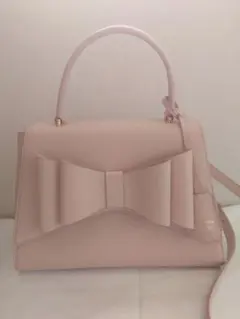 Samantha Thavasa 2way ハンドバッグ ピンク リボン