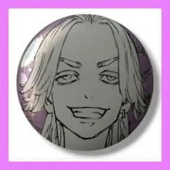 東京リベンジャーズ　マイキーマート　新体験展　メタリック缶バッジ　灰谷竜胆