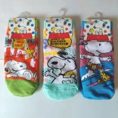 スヌーピー 靴下　3種