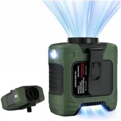 腰掛けファンOUTDOOR WAIST FAN FS-30 本体 緑のサムネイル