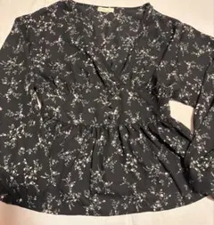 レディース 花柄ブラウス earth 春服 長袖 トップス