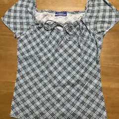BURBERRY BLUE LABEL チェック柄 半袖カットソー Mのサムネイル