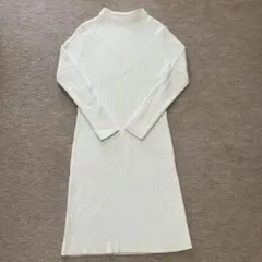 ユニクロ　リブニットワンピース Lサイズ
