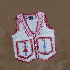 BEAMS別注 CHAMURA ビームス チャムラ ウールベスト メキシカンのサムネイル