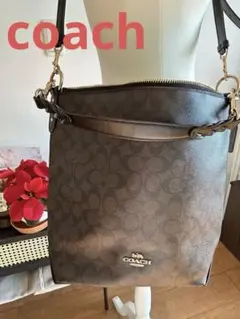 COACH ブラック ショルダーバッグ、ハンドバッグ兼用