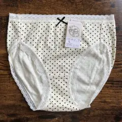 レディースショーツ　コットンショーツ　綿100% かわいい女性下着　水玉　ドットのサムネイル