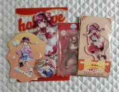 ホロライブ 宝鐘マリン アクリルスタンド 缶バッジ カード ポスター 5点セット