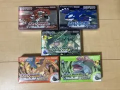 ポケットモンスター　ゲームボーイアドバンスソフト 5本セット