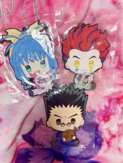HUNTER×HUNTER コースター キーホルダー ヒソカ レオリオ ネオン