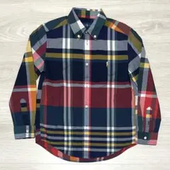Ralph Lauren 長袖シャツ チェック柄　7 120cm