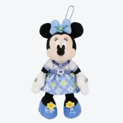 ぬいぐるみバッジ ミニー Disney Blue Ever After