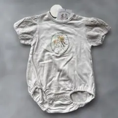 【新品】80 テータテート　モピココラボ　半袖ロンパース　テチクマ　女の子